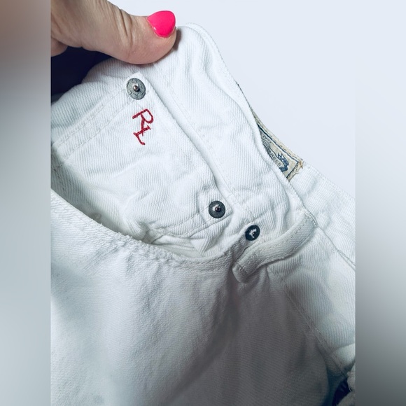 Men’s Polo Ralph Lauren White Straight-Leg Jeans – 34 x 30 - Picture 5 of 6